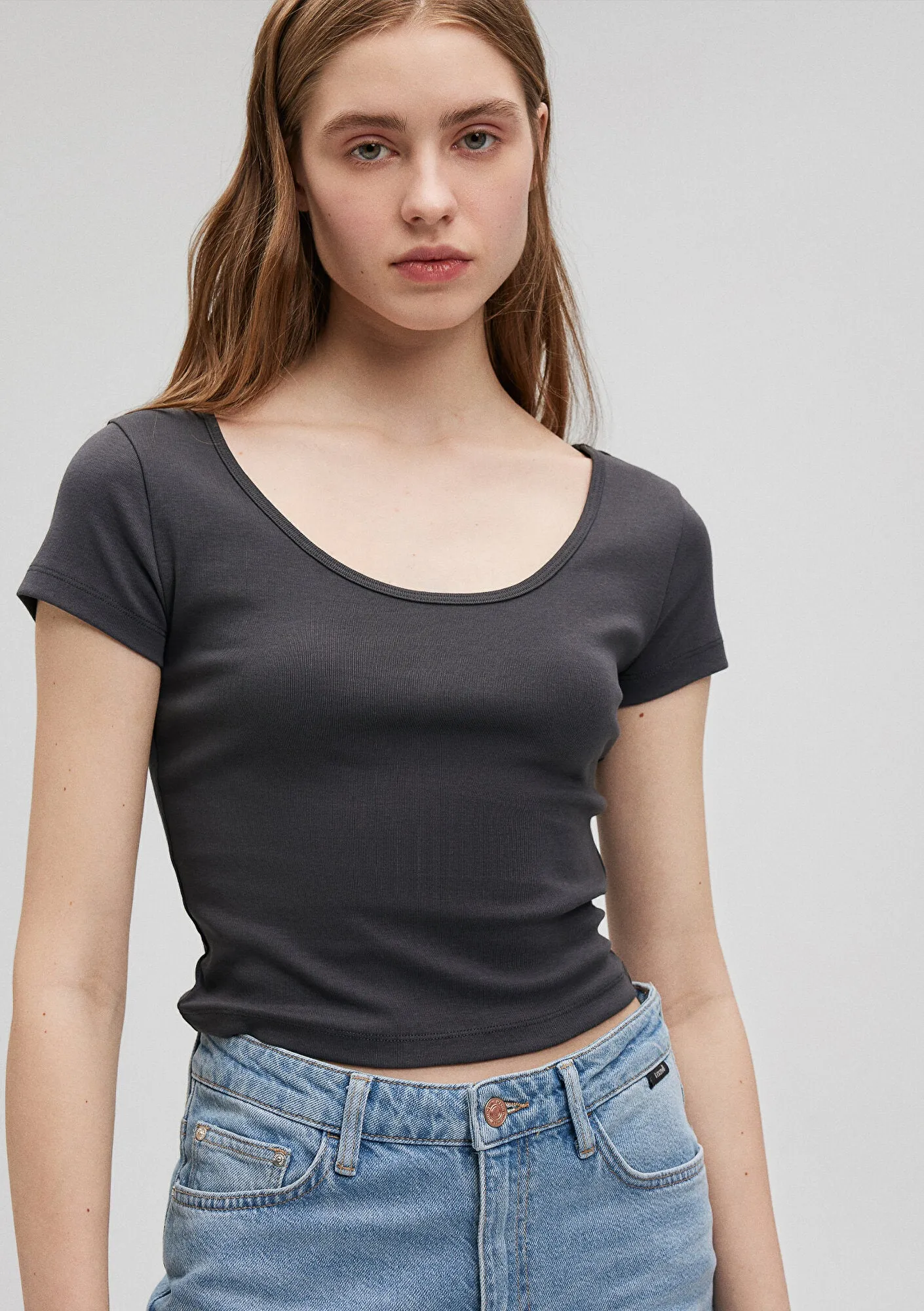 Grey Basic T-Shirt