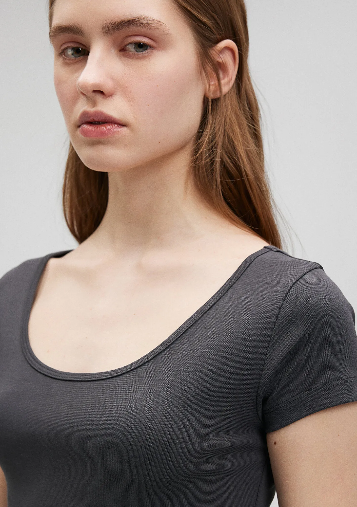 Grey Basic T-Shirt
