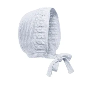 Grey Pima Cotton Bonnet