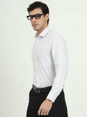 Grey Solid Slim Fit Formal Shirt | Greenfire