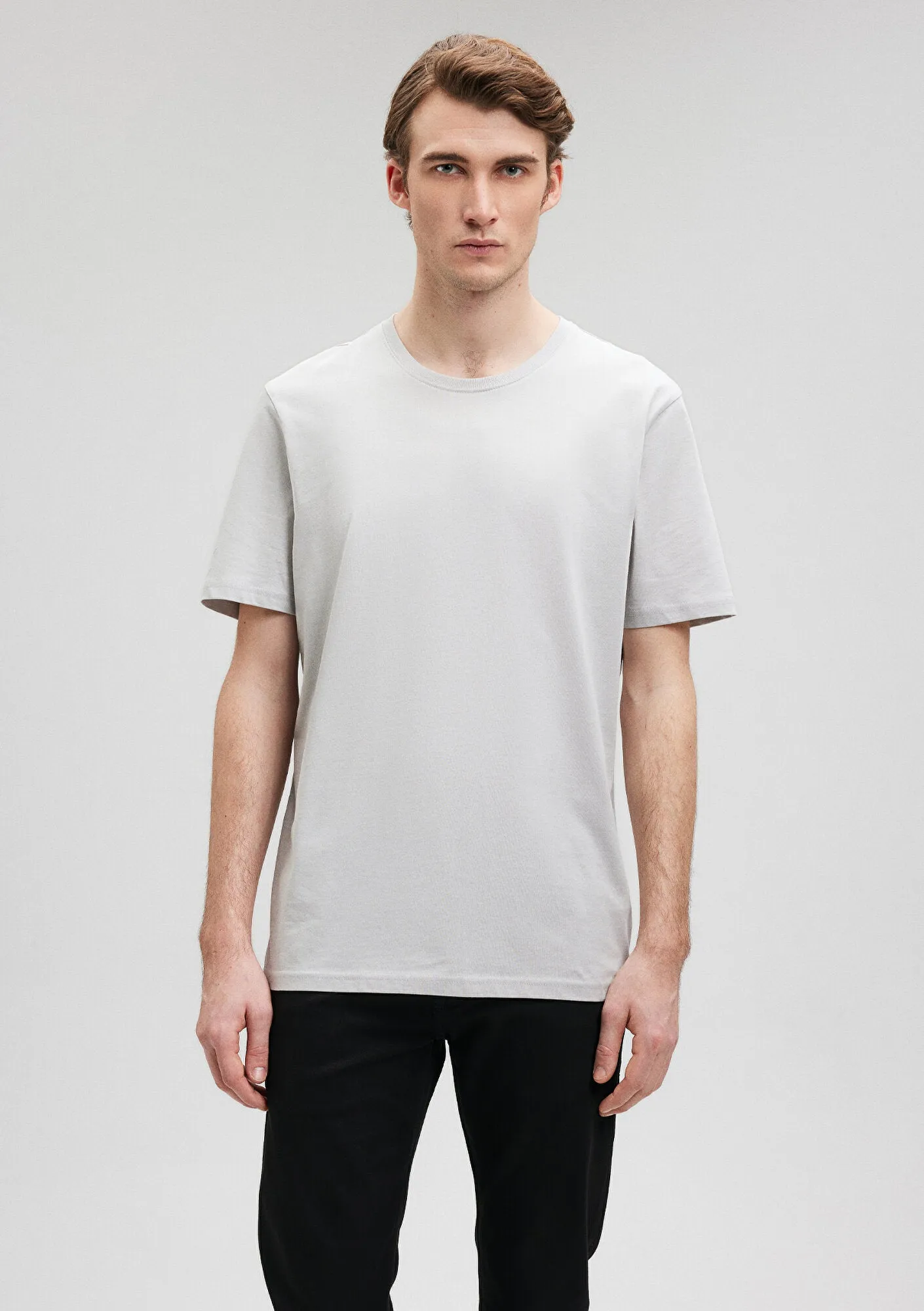 Gri Basic T-Shirt