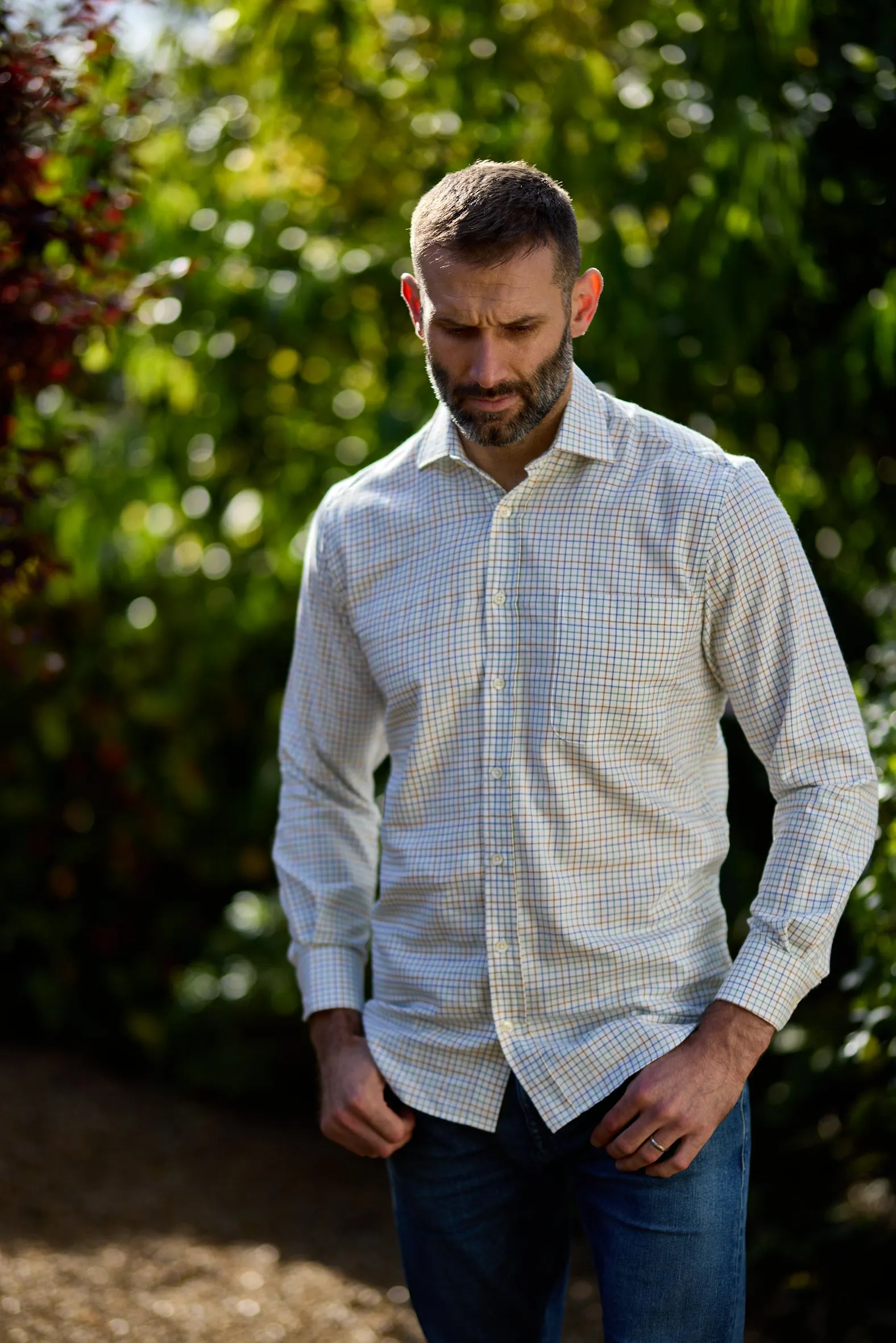 Gun Hill Mens Sloane shirt - Multi check