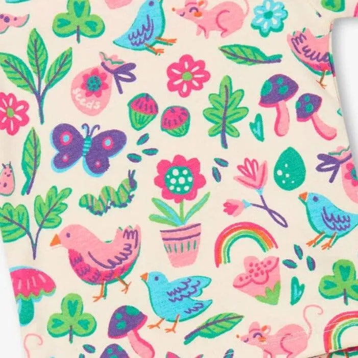 Hatley Organic Footed Coverall - Rainbow Park