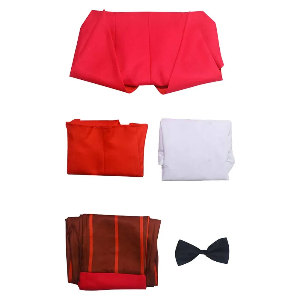 Hazbin Hotel Elizabeth Goetia TV Character Red Suit Cosplay Costume Outfits Halloween Carnival Suit