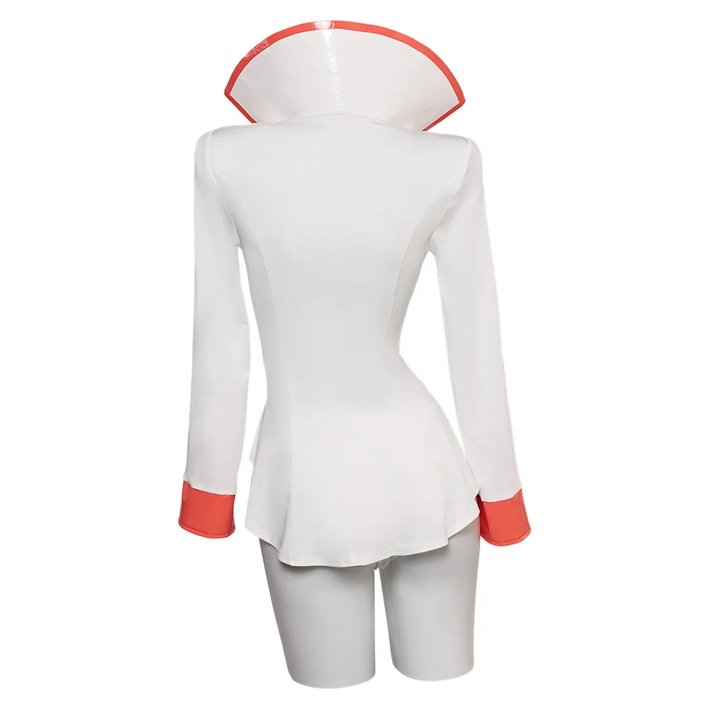 Hazbin Hotel Lucifer White Lingerie For Women Cosplay Costume Outfits Halloween Carnival Suit