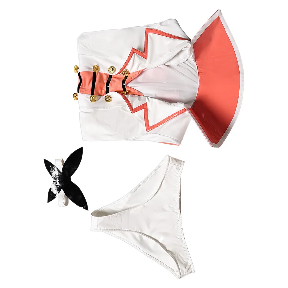 Hazbin Hotel Lucifer White Lingerie For Women Cosplay Costume Outfits Halloween Carnival Suit