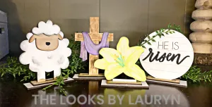 He is Risen Tier Tray Set