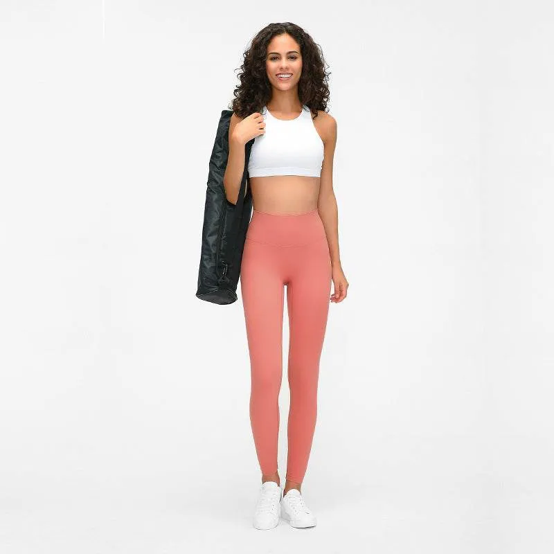 High waist and hip lifting stretch fitness Capris