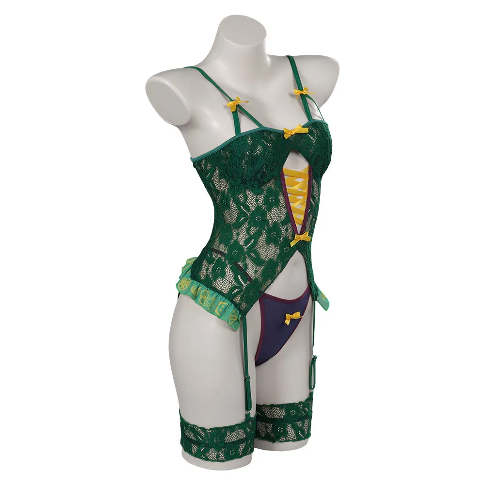 Hocus Pocus Winifred Sanderson Lingerie For Women Cosplay Costume Outfits Halloween Carnival Suit