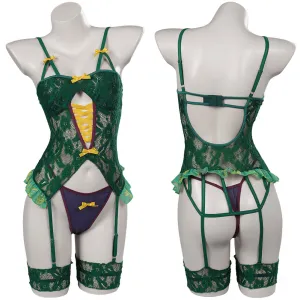 Hocus Pocus Winifred Sanderson Lingerie For Women Cosplay Costume Outfits Halloween Carnival Suit