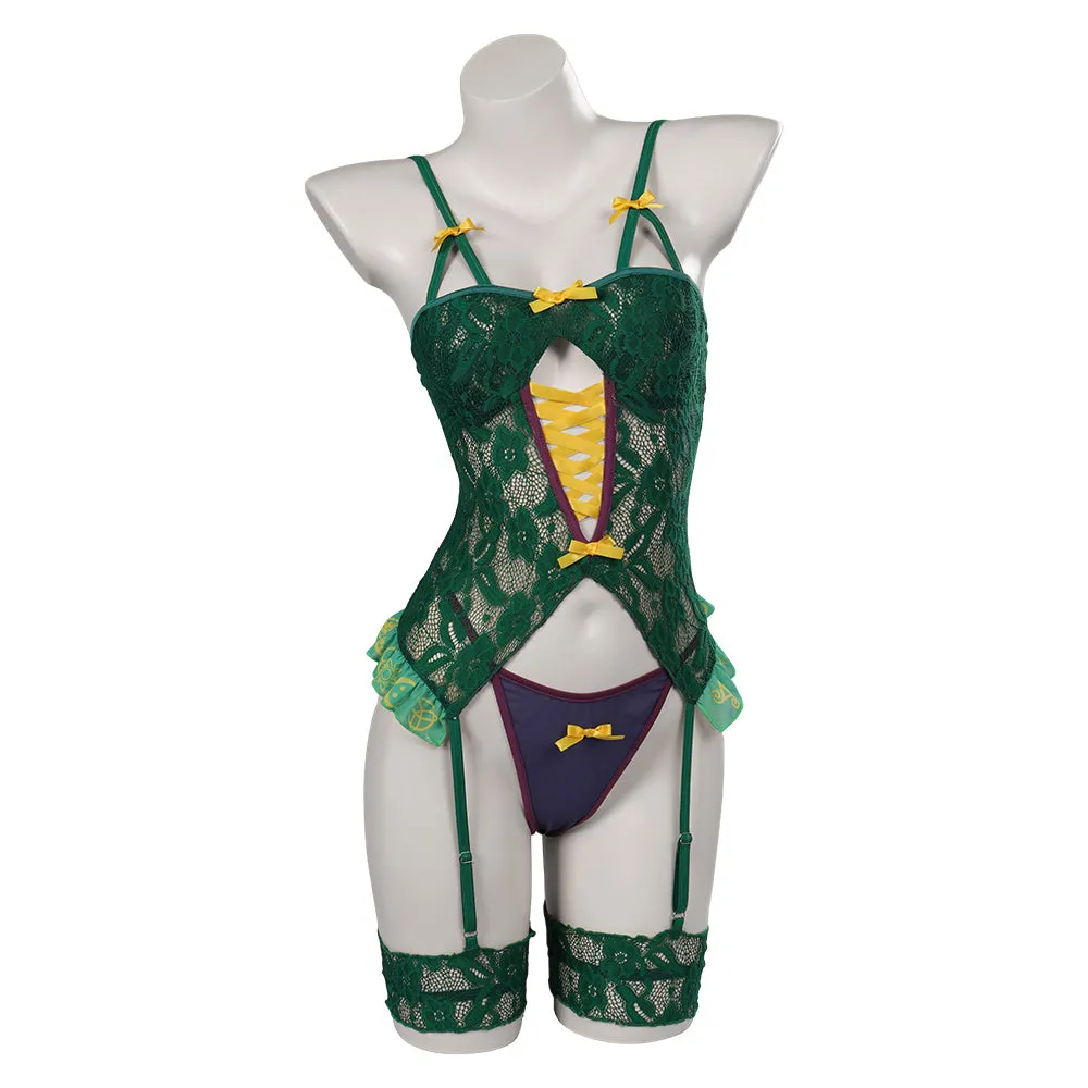 Hocus Pocus Winifred Sanderson Lingerie For Women Cosplay Costume Outfits Halloween Carnival Suit