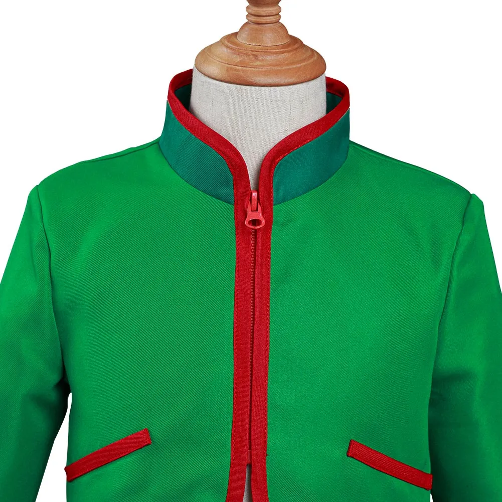 Hunter x Hunter Halloween Carnival Suit Gon Freecss Cosplay Costume Kids Children Top Pants Outfit