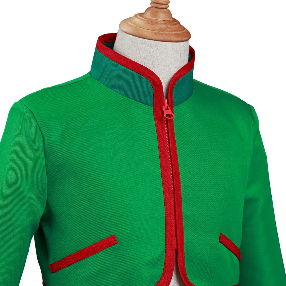 Hunter x Hunter Halloween Carnival Suit Gon Freecss Cosplay Costume Kids Children Top Pants Outfit