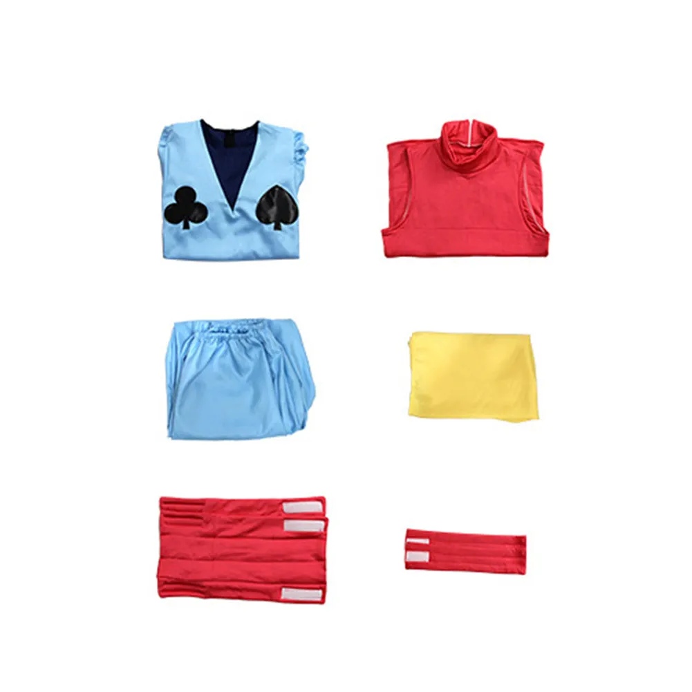 Hunter x Hunter Hisoka Morow Cosplay Costume Blue Outfits Halloween Carnival Suit