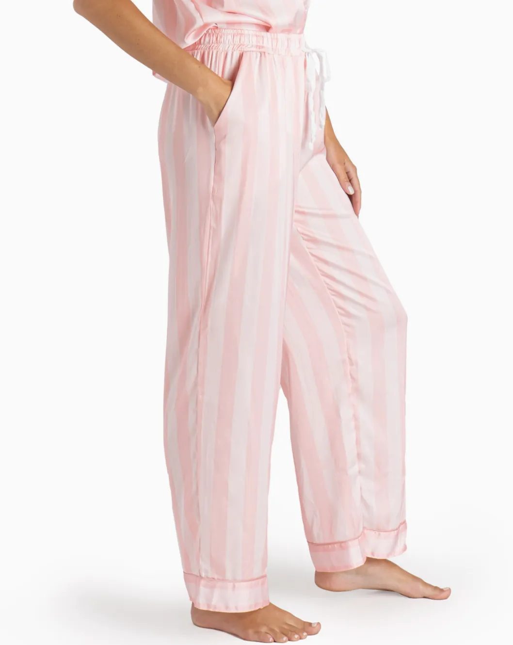 I Love Sleep Satin Pajama Pants