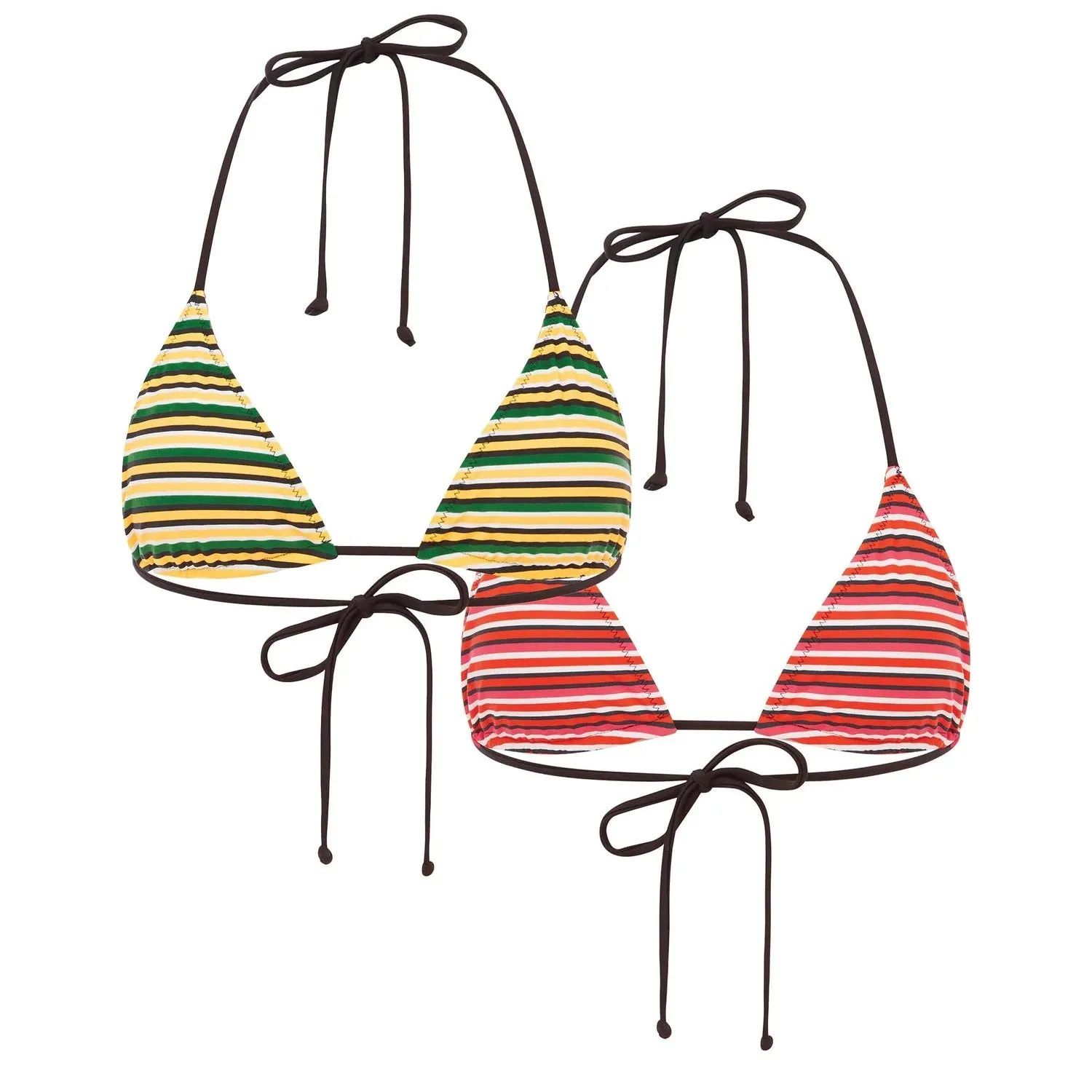 Its Now Cool Stripe Twist The Reverse Tri Top INC1097