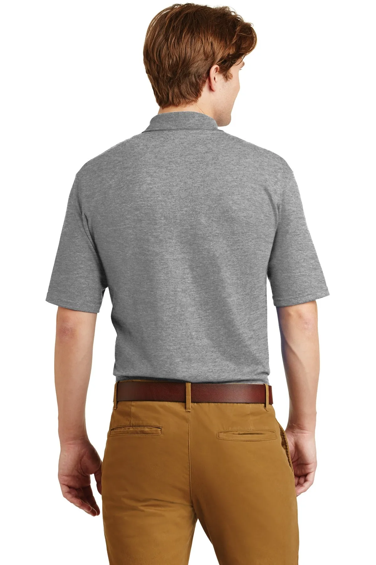 Jerzees Dri-Power Pocket Sport Shirt. 436MP Oxford
