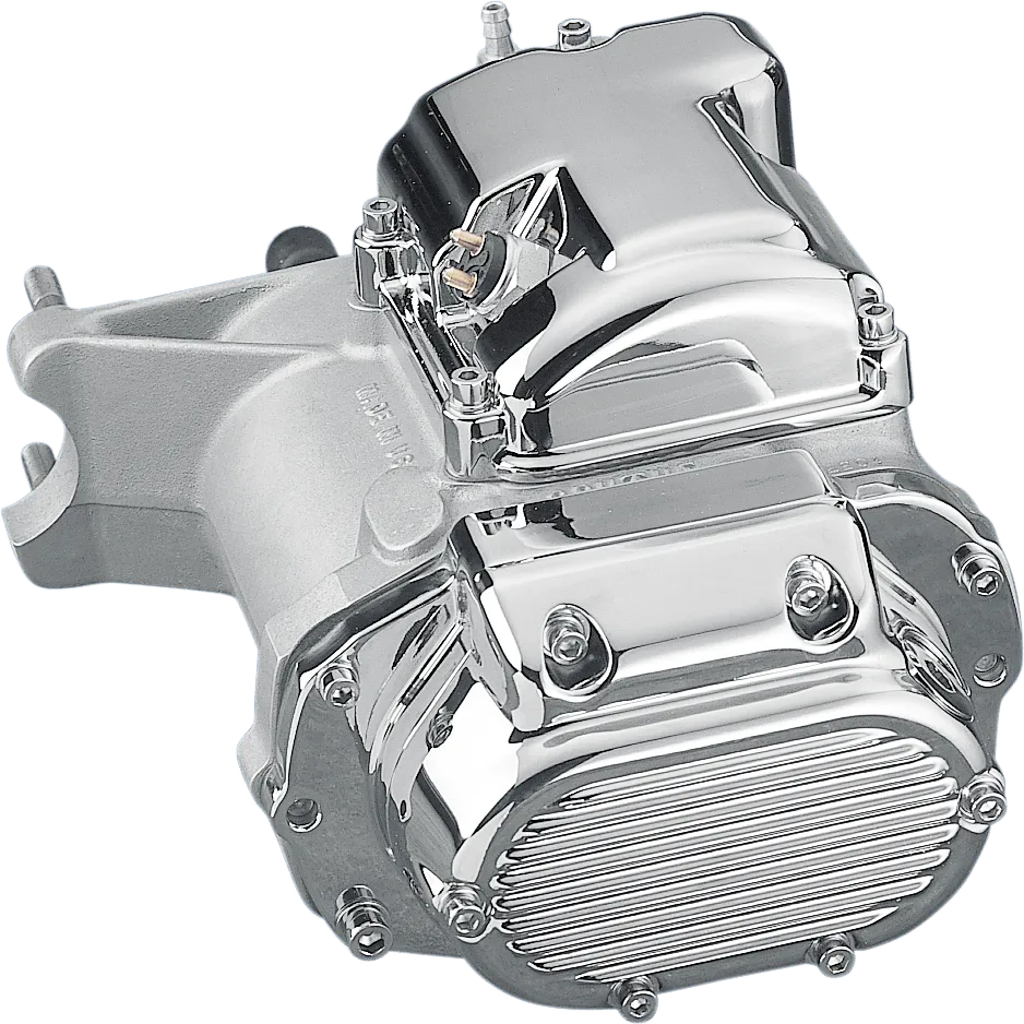 Jims 8028DS 5-Speed Transmission Assembly - Plain Aluminum Case - Standard Ratio