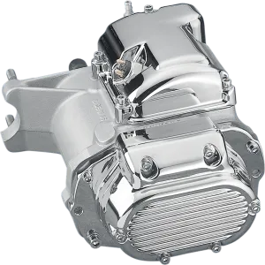 Jims 8028DS 5-Speed Transmission Assembly - Plain Aluminum Case - Standard Ratio