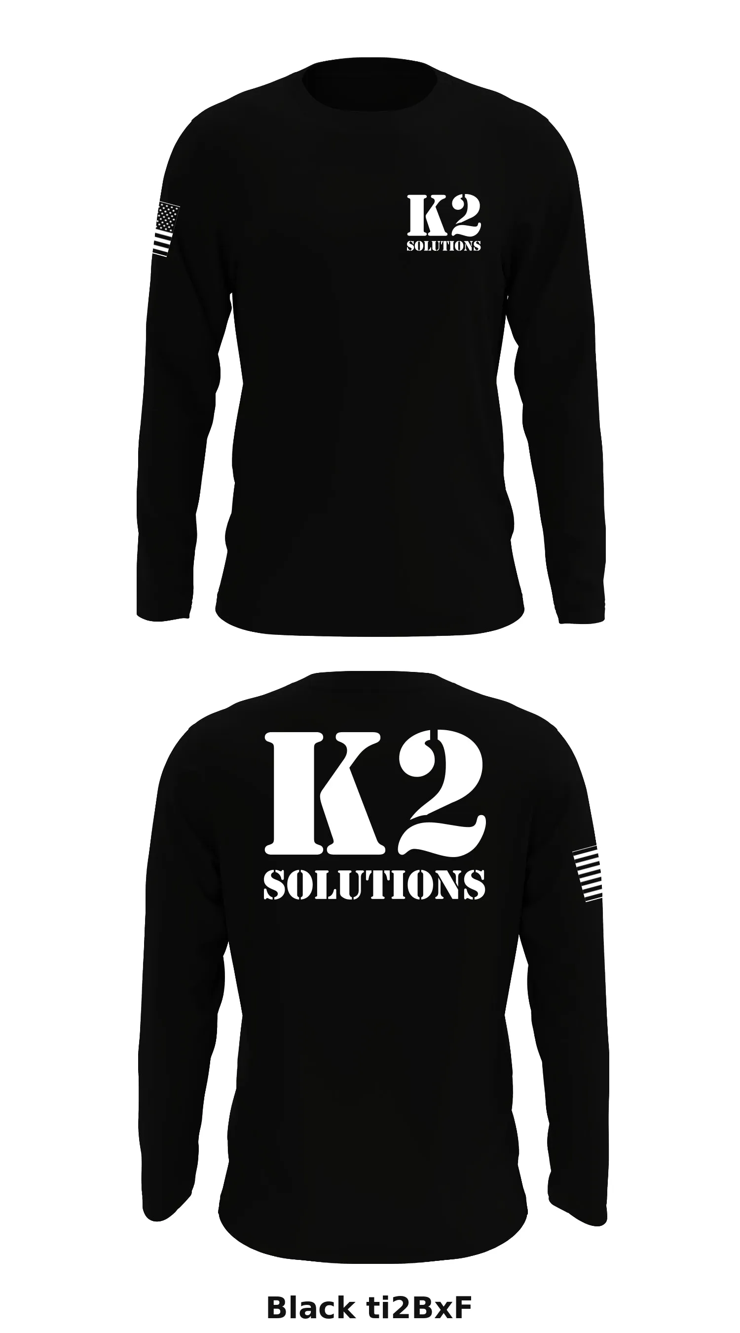 K2 Solutions Store 1 Core Men's LS Performance Tee - ti2BxF