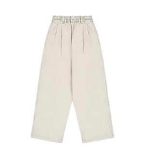 Kappy Design - Two Tuck Wide Kation Pants - Cream