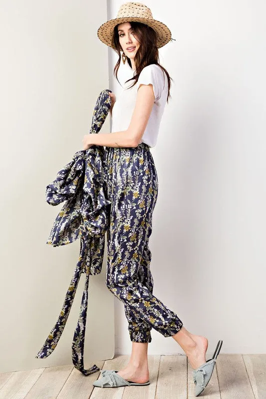 KAYLEE FLORAL PRINT PANT-
