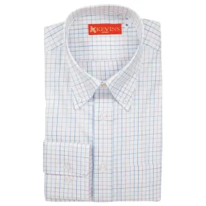 Kevin's Finest Lilac/Blue Tattersall Shirt