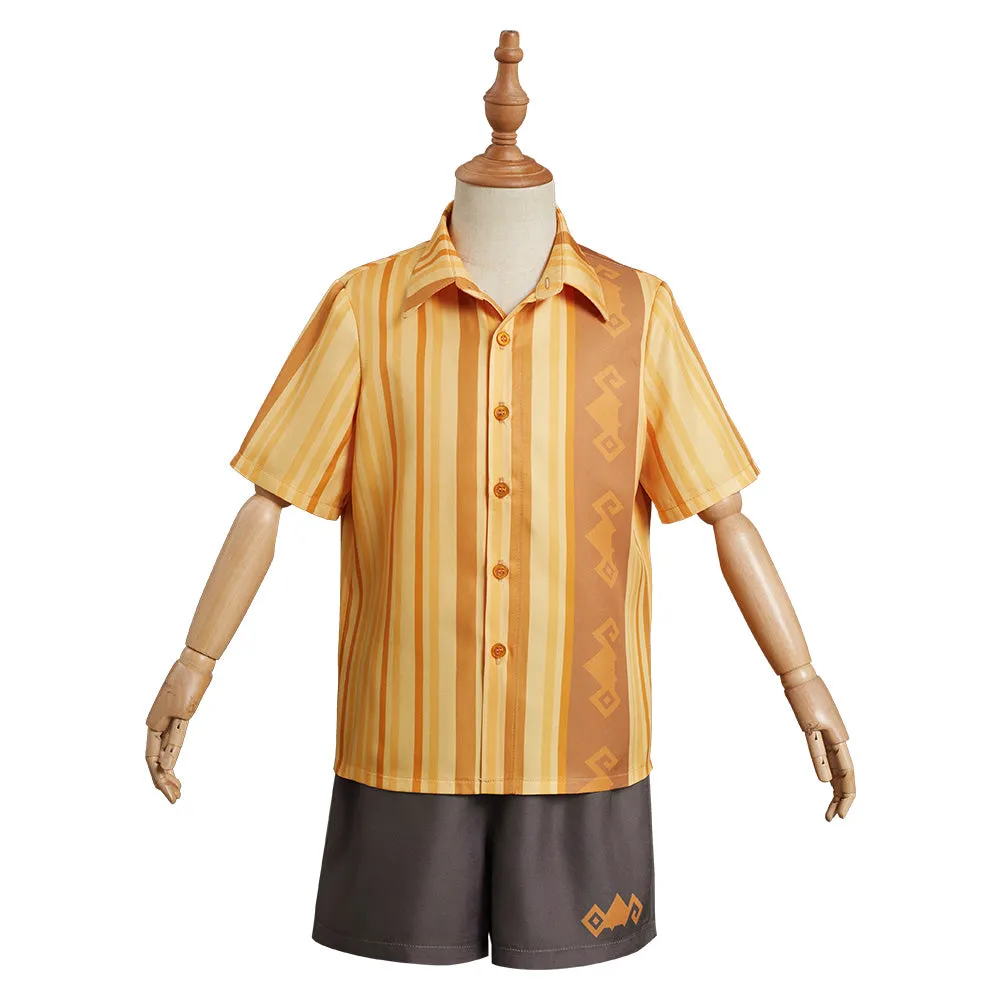Kids Boys Encanto Camilo Cospaly Costume Beach Shirts Pants Outfits Halloween Carnival Suit-Cossky®