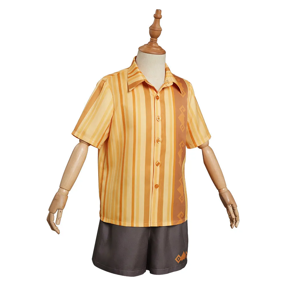 Kids Boys Encanto Camilo Cospaly Costume Beach Shirts Pants Outfits Halloween Carnival Suit-Cossky®