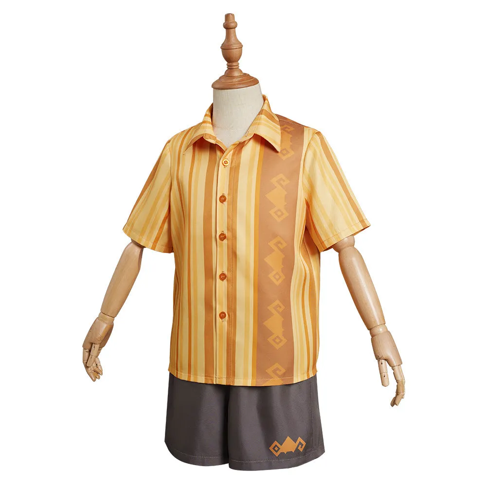 Kids Boys Encanto Camilo Cospaly Costume Beach Shirts Pants Outfits Halloween Carnival Suit-Cossky®