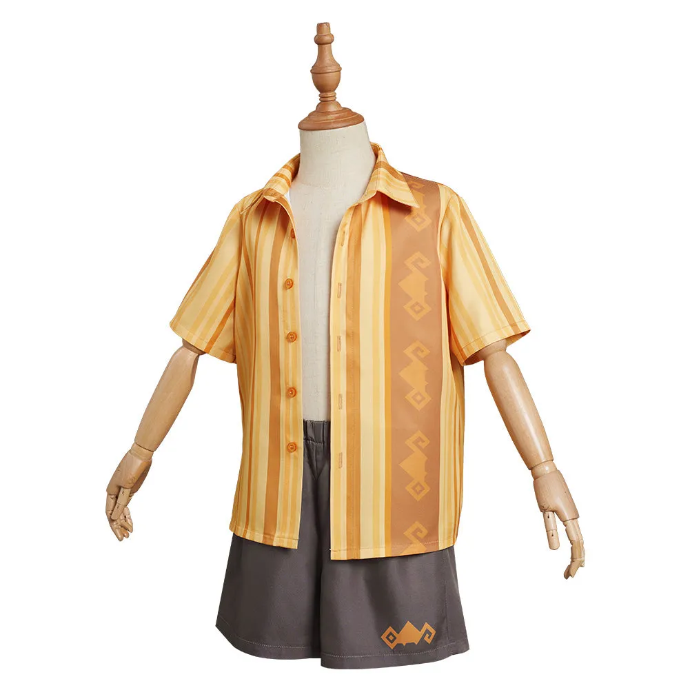 Kids Boys Encanto Camilo Cospaly Costume Beach Shirts Pants Outfits Halloween Carnival Suit-Cossky®