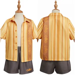 Kids Boys Encanto Camilo Cospaly Costume Beach Shirts Pants Outfits Halloween Carnival Suit-Cossky®