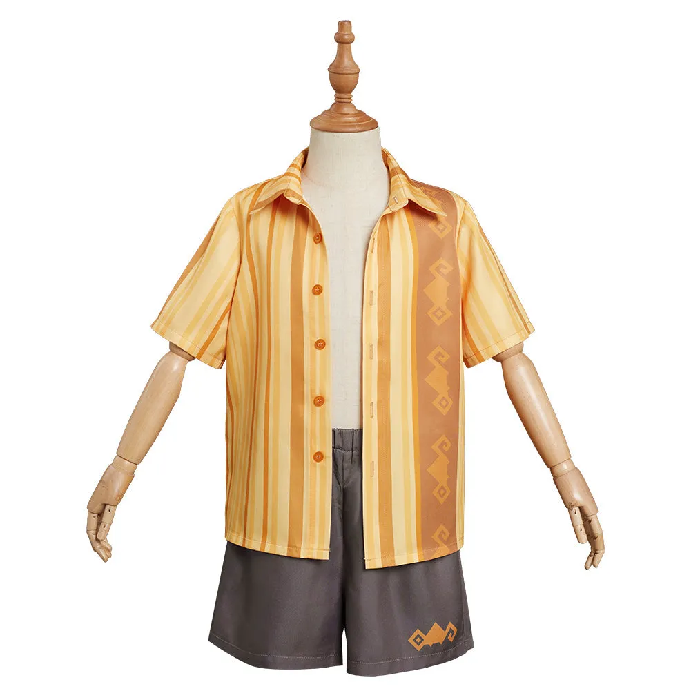 Kids Boys Encanto Camilo Cospaly Costume Beach Shirts Pants Outfits Halloween Carnival Suit-Cossky®