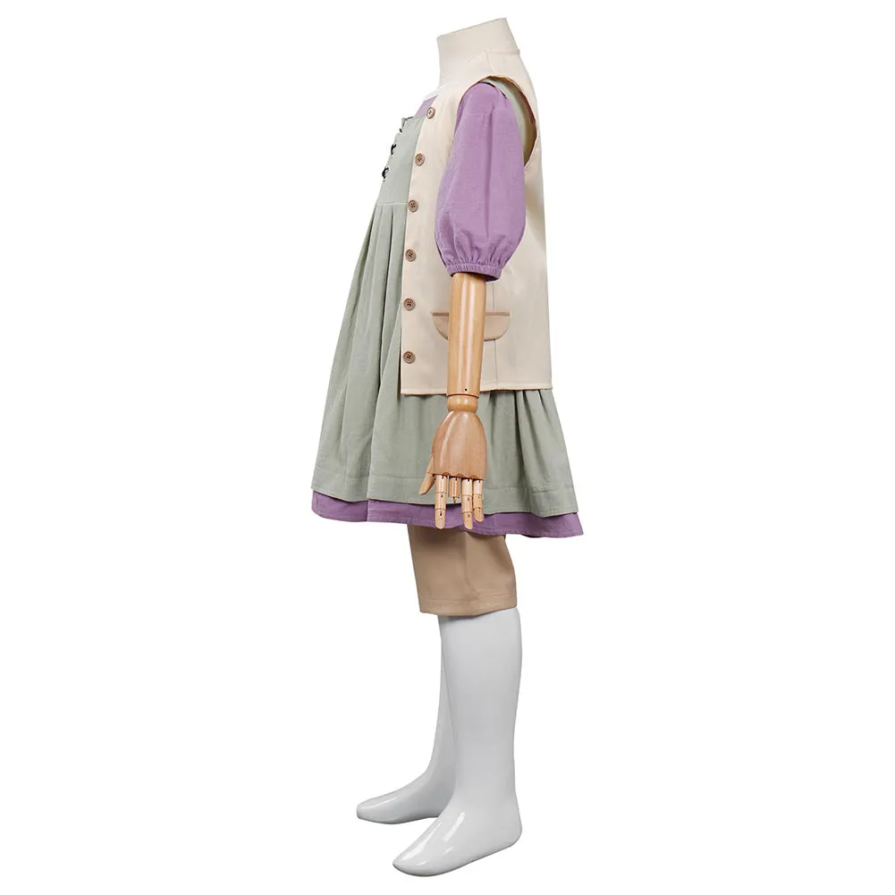 Kids Children The Sea Beast Maisie Cosplay Costume Top Vest Outfits Halloween Outfit