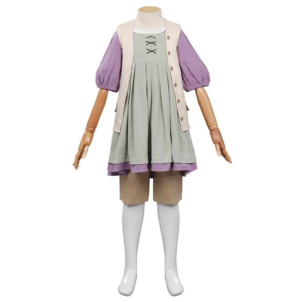 Kids Children The Sea Beast Maisie Cosplay Costume Top Vest Outfits Halloween Outfit