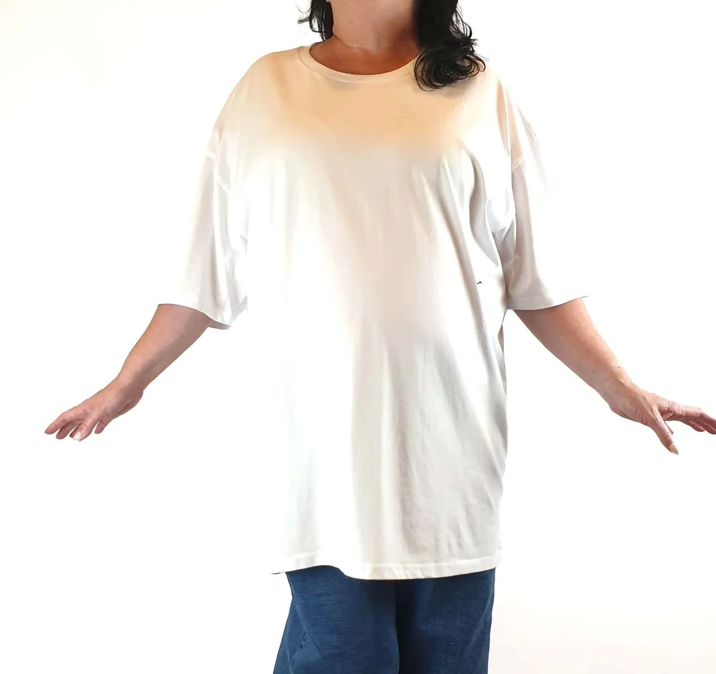 Kind is Cool white tee shirt with cute back slogan size 3XL