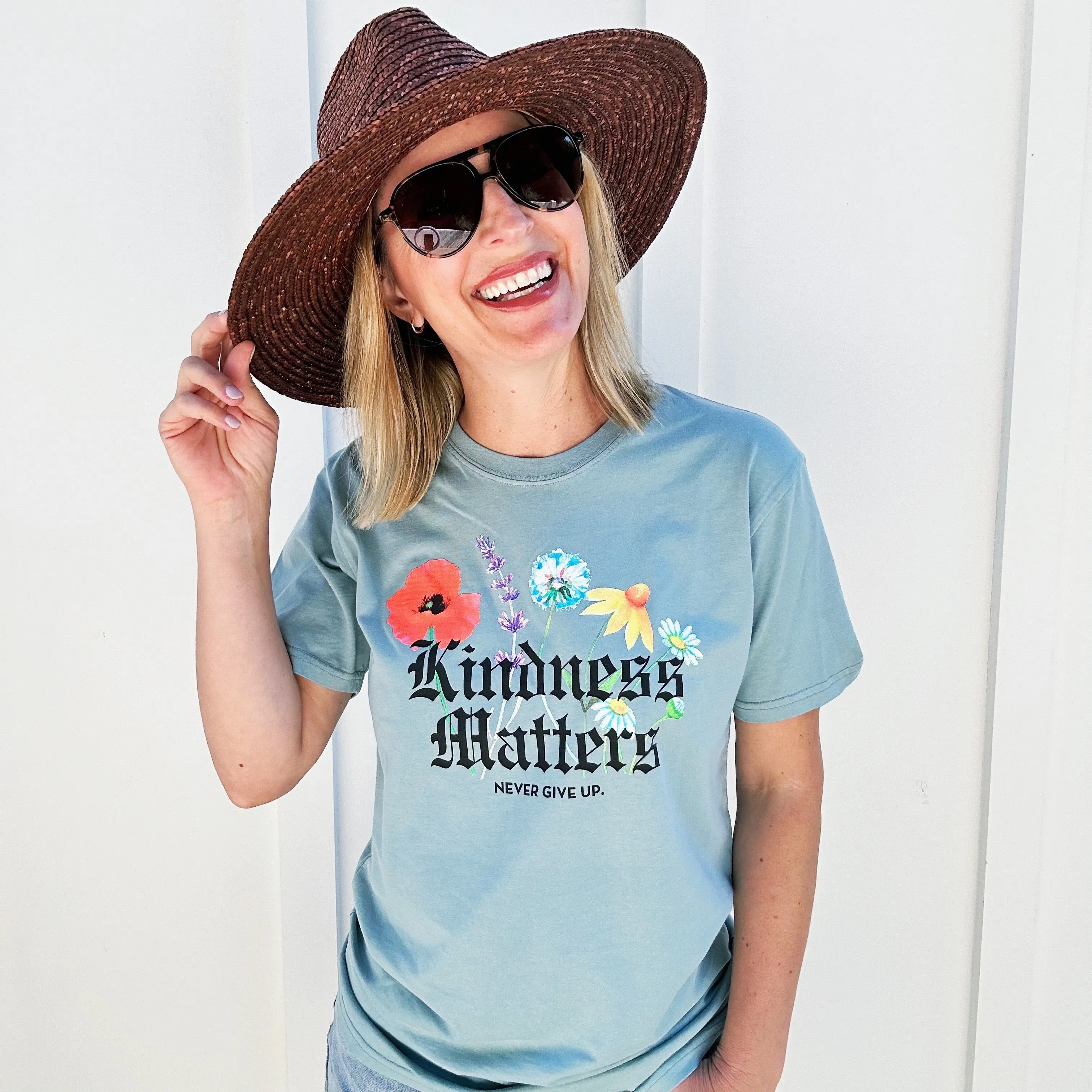 KINDNESS MATTERS OG FLORAL TEE