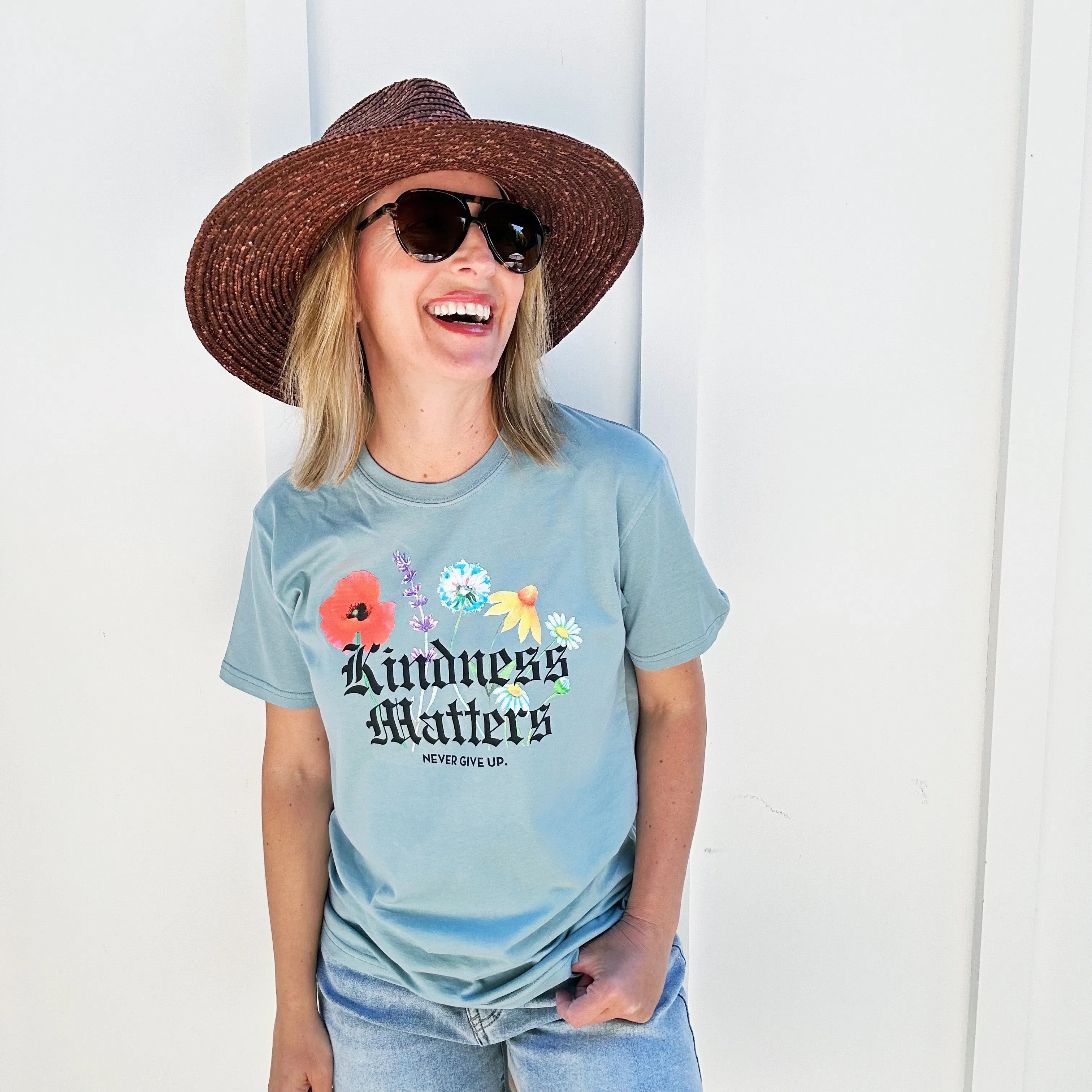 KINDNESS MATTERS OG FLORAL TEE