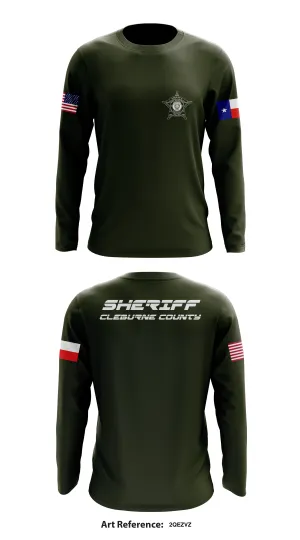 Kleberg county Sheirffs office  Store 1 Core Men's LS Performance Tee - 2QezVZ