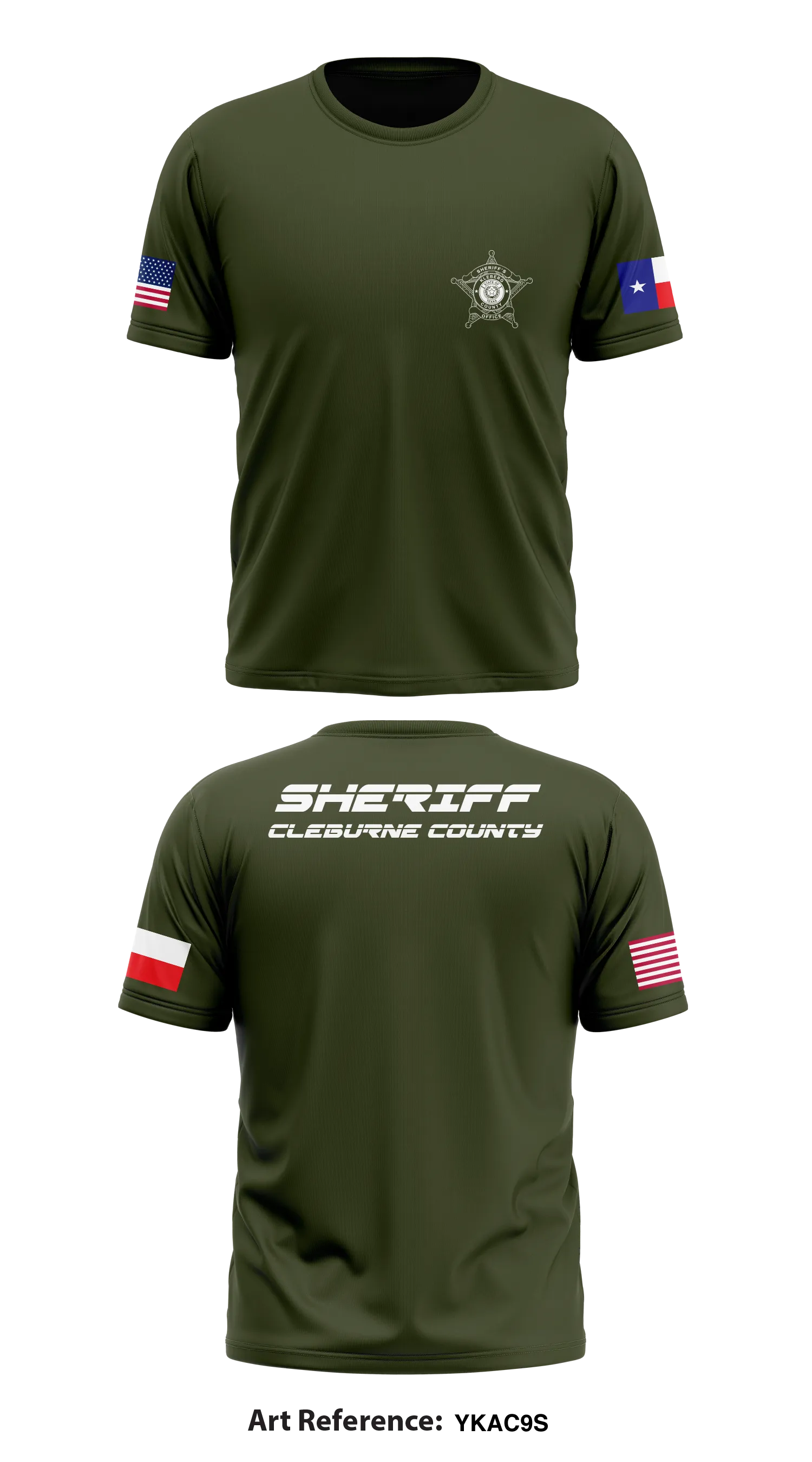 Kleberg county Sheirffs office  Store 1 Core Men's SS Performance Tee - ykAC9S