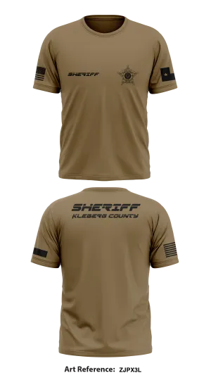 Kleberg county  Store 1 Core Men's SS Performance Tee - Zjpx3L