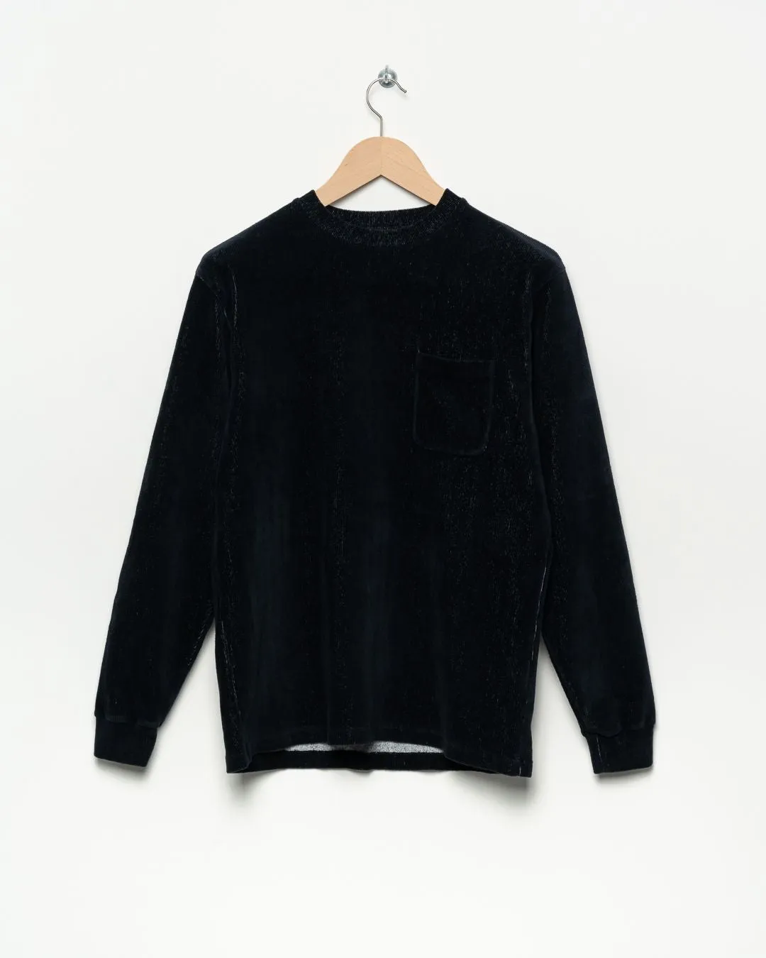 La Paz - Duarte Ribbed L/S T-Shirt - Dark Navy