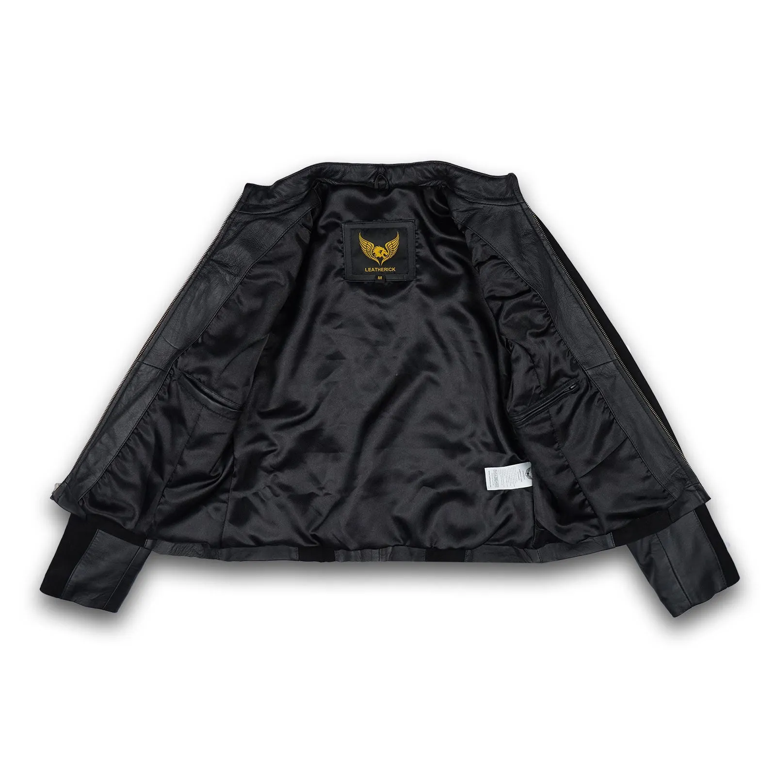Ladies Black Suede Biker  Leather Jacket