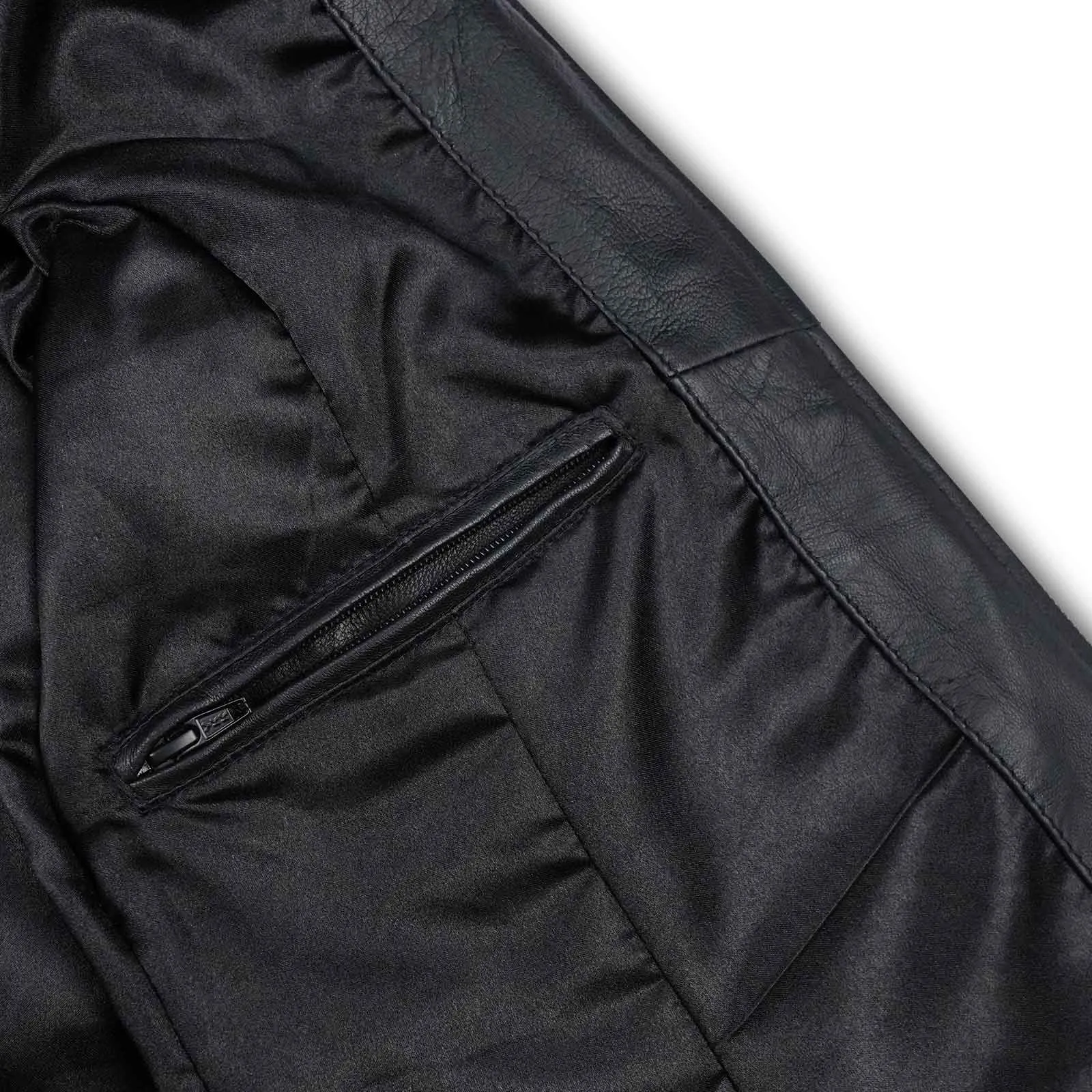 Ladies Black Suede Biker  Leather Jacket
