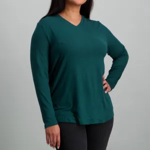 Ladies-Long Sleeve Basic Styled T-Shirt