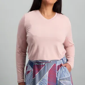 Ladies-Long Sleeve Basic Styled T-Shirt