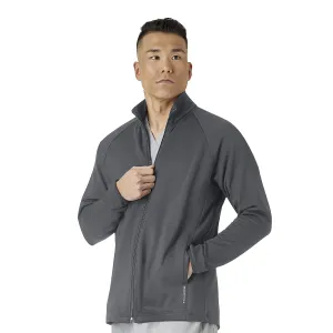 Layers 8309 Men's Fleece Full Zip Jacket Pewter