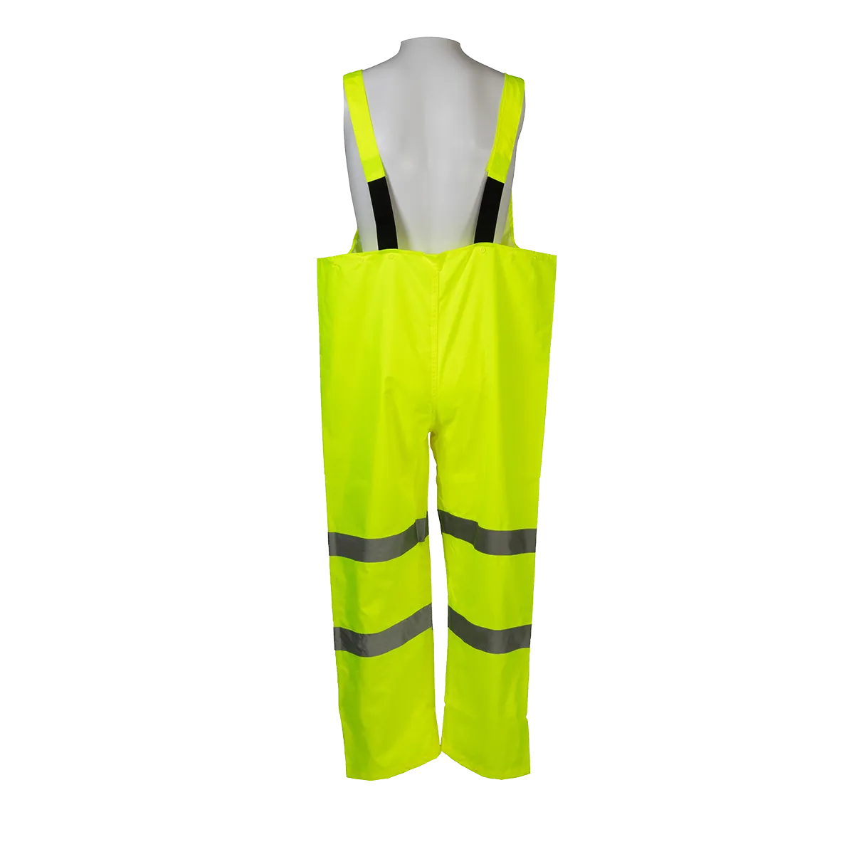 LBIP-CE ANSI/ISEA 107-2020 Class E High-Vis Lime Waterproof Rain Bib Pants
