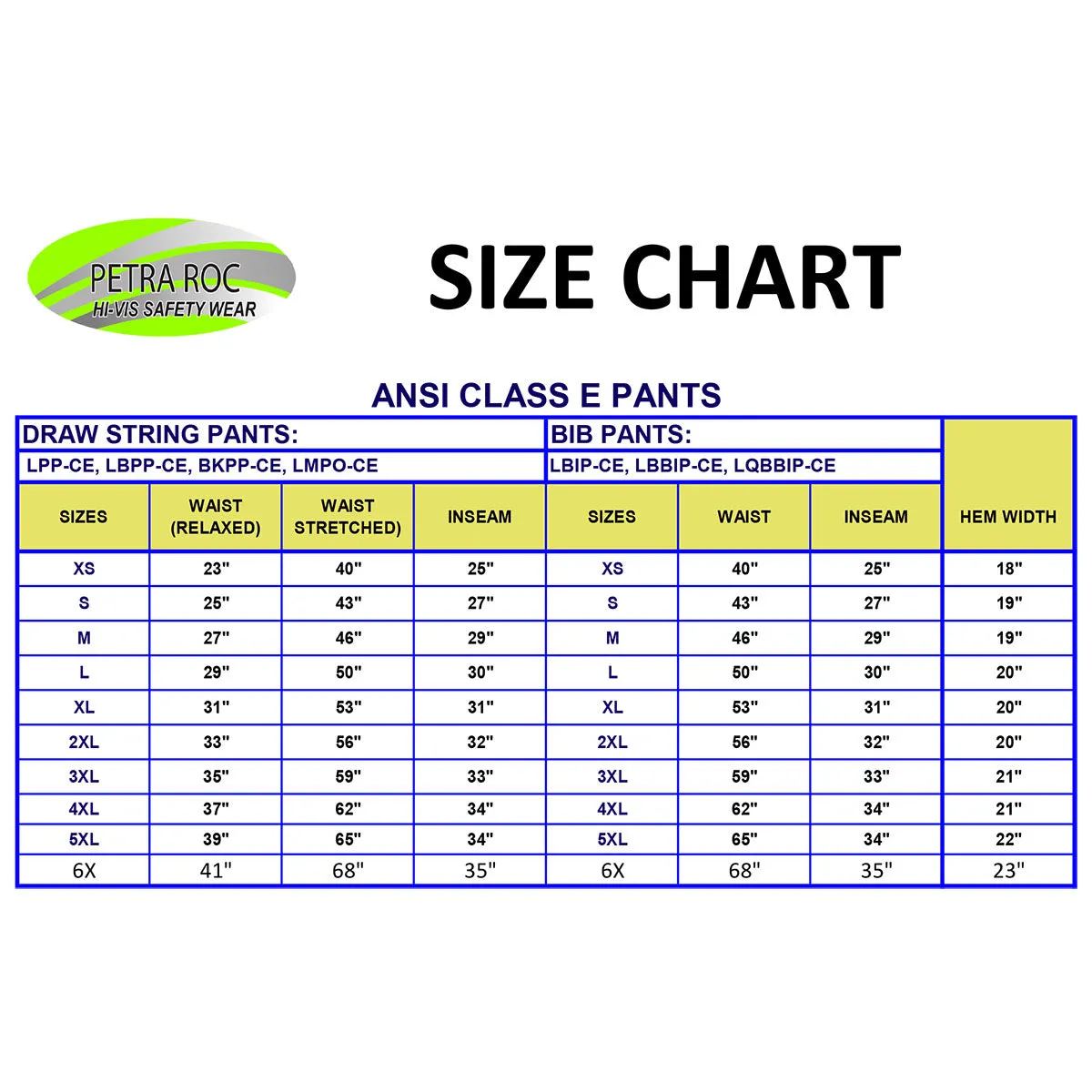LBIP-CE ANSI/ISEA 107-2020 Class E High-Vis Lime Waterproof Rain Bib Pants