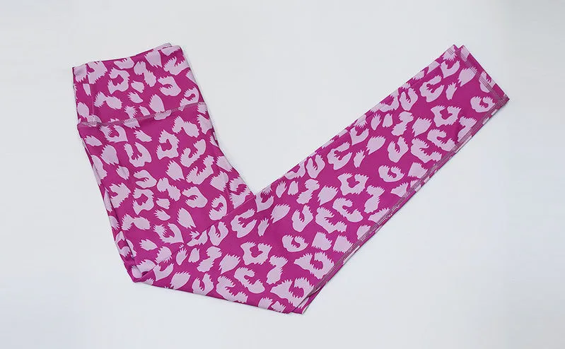Leapard Print  Gym Sets